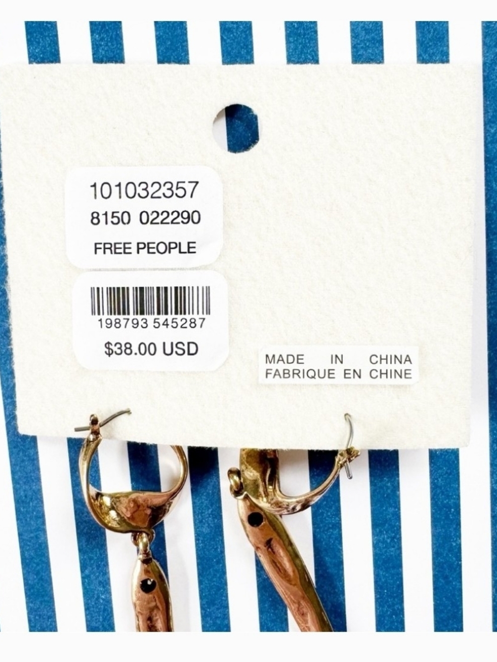 Free People- Earrings. - Picture 4 of 5